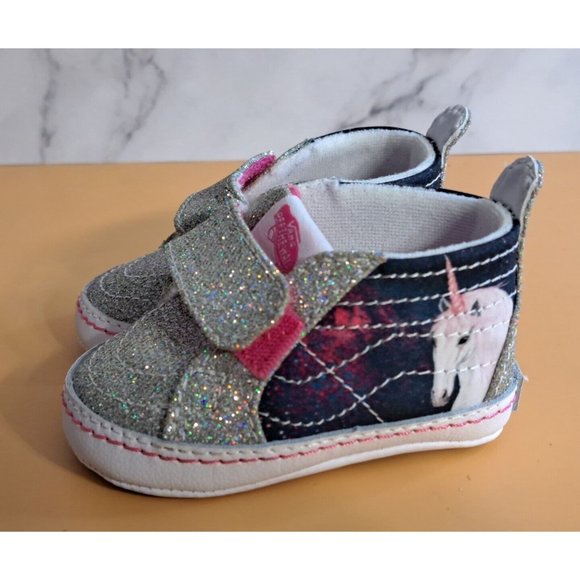 Vans Shoes Vans Infant Sk8 Hi Crib Shoes Size 2 Baby Girl Unicorn